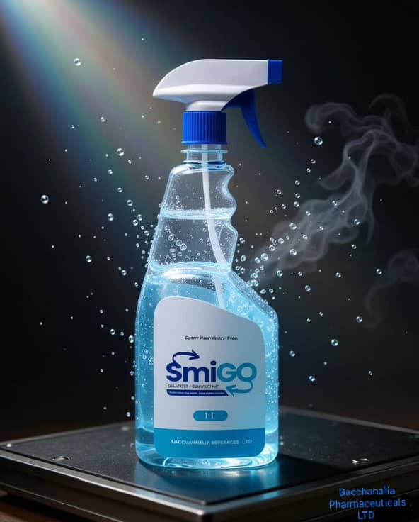 Smigo 1 L trigger spray under spotlight